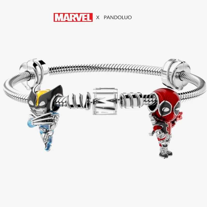 Berloques e Pulseiras/ Estilo Marvel/ Prata 925