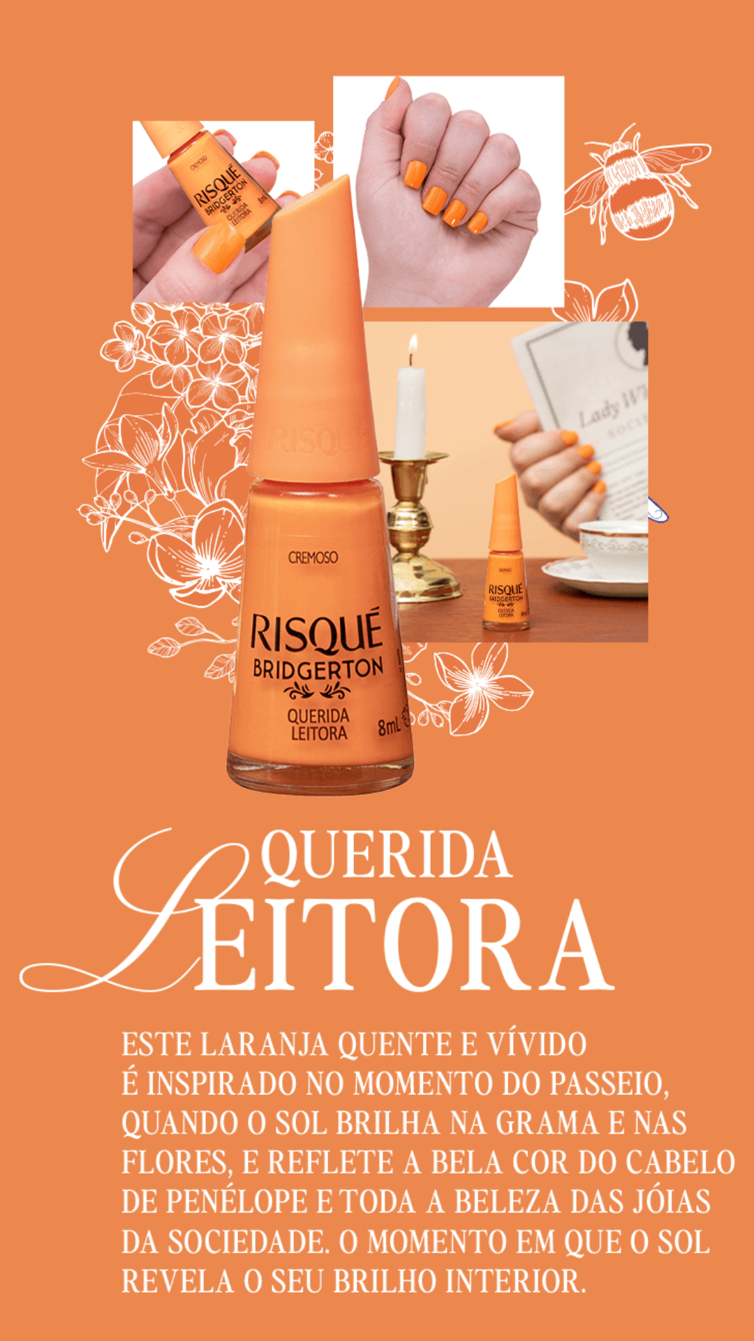 Kit Esmaltes Risqué Bridgerton - 8 produtos