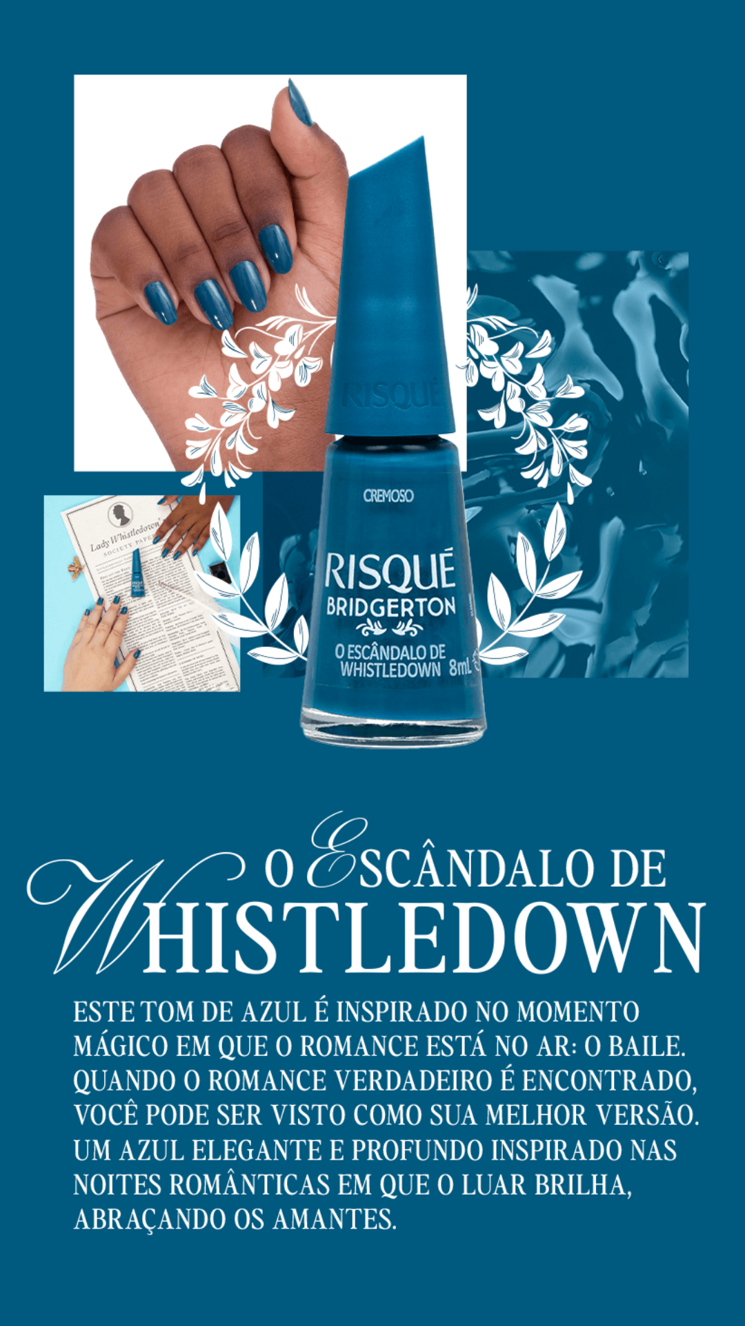 Kit Esmaltes Risqué Bridgerton - 8 produtos