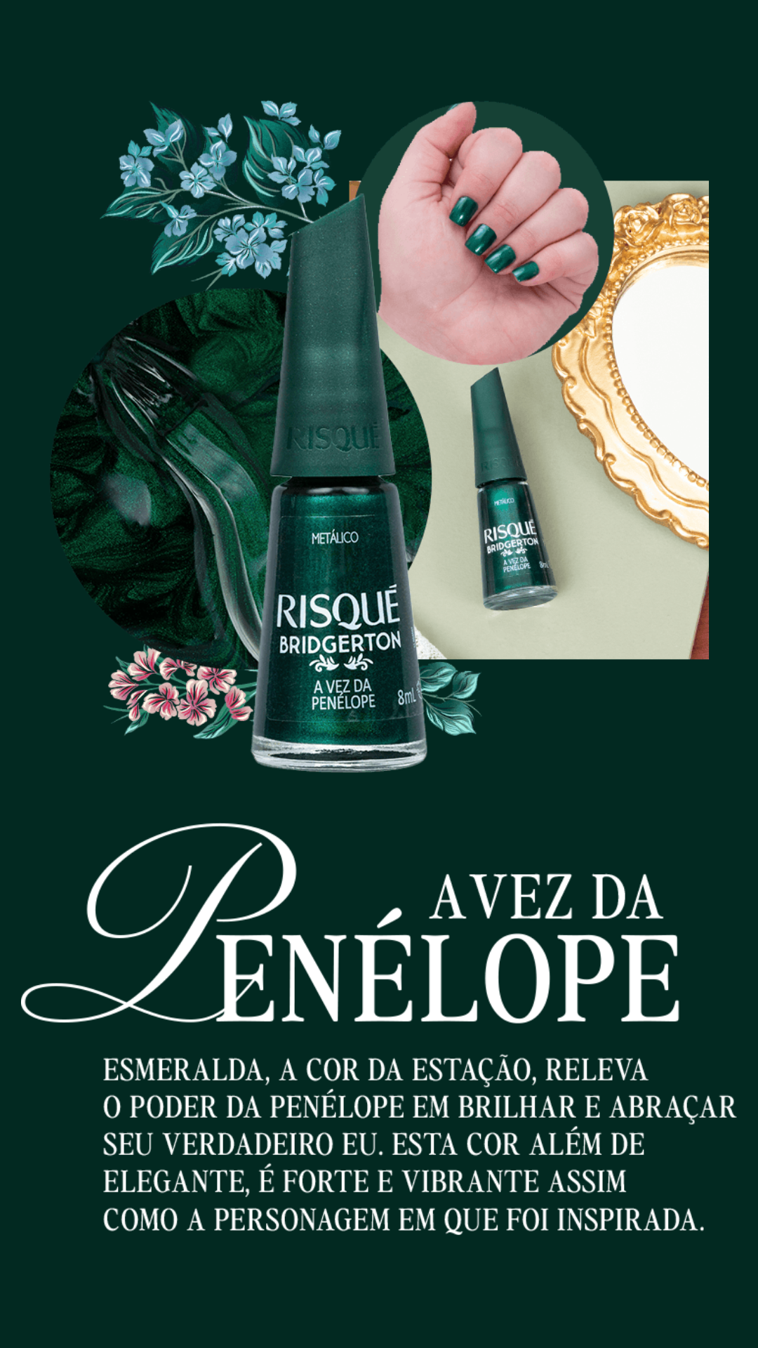 Kit Esmaltes Risqué Bridgerton - 8 produtos