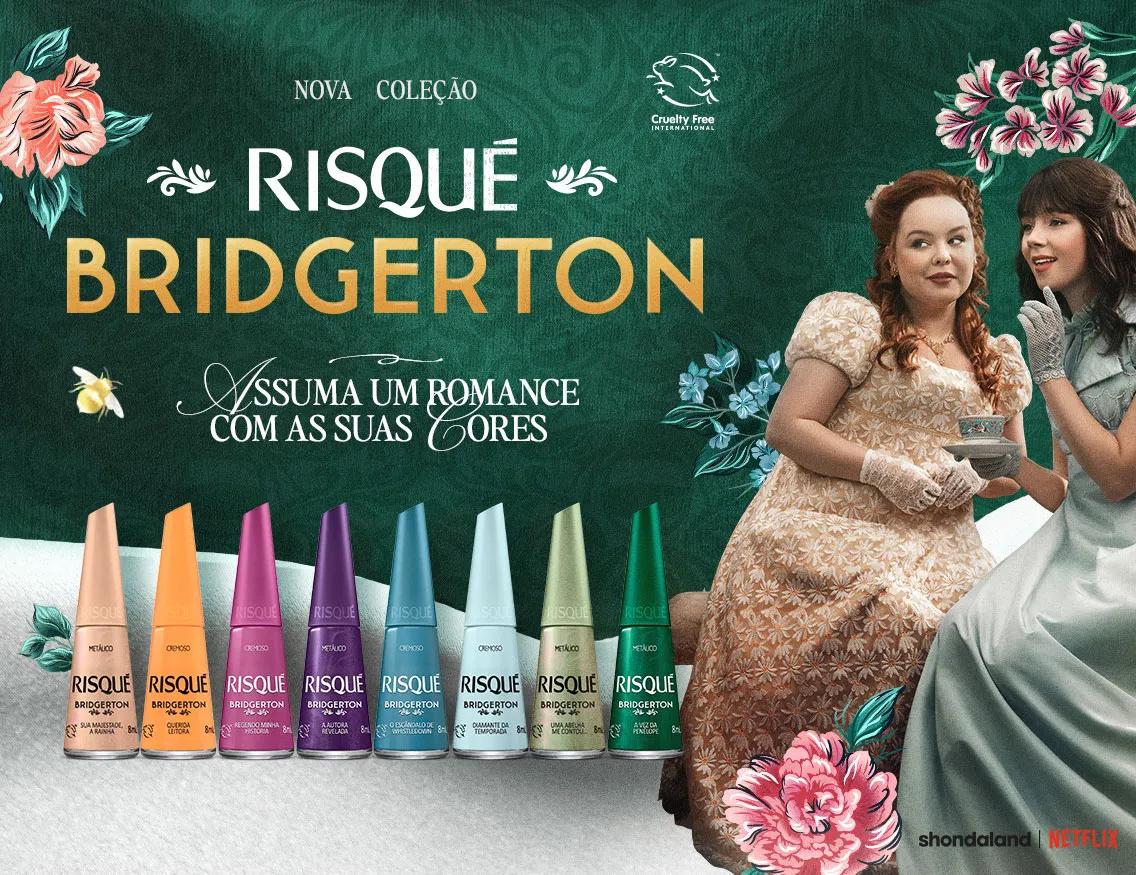 Kit Esmaltes Risqué Bridgerton - 8 produtos