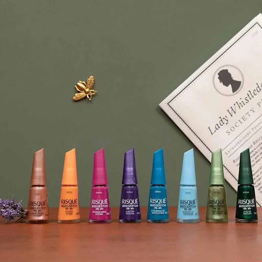 Kit Esmaltes Risqué Bridgerton - 8 produtos