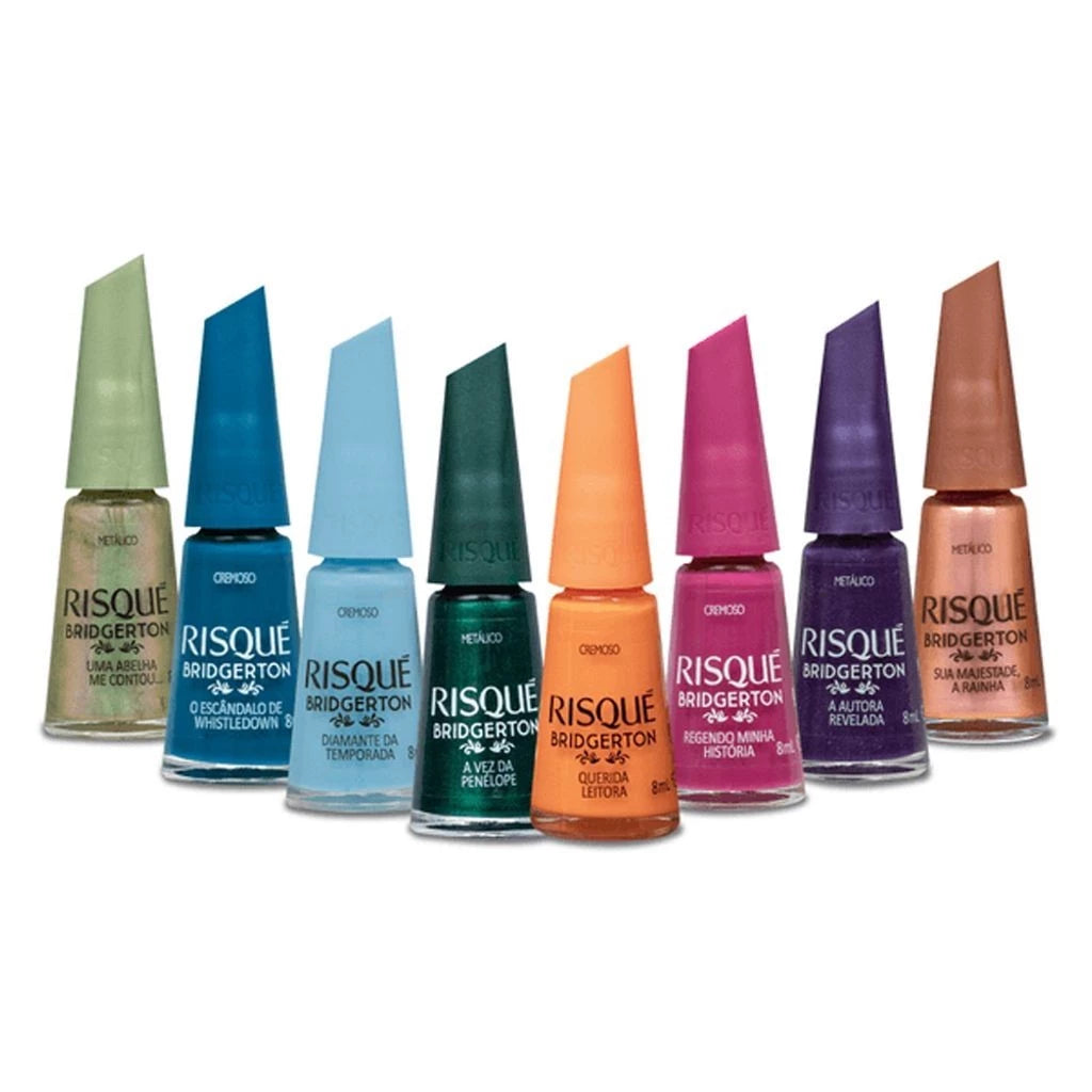 Kit Esmaltes Risqué Bridgerton - 8 produtos
