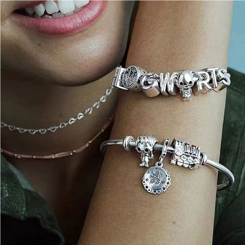 Bracelete e Pulseira Harry Potter - Prata 925