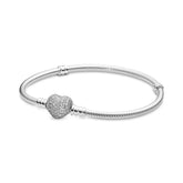 Moda coração pulseira cobra osso corrente pulseira castelo abóbora carro pulseira caber momento charme para mulheres moda jóias diy presente
