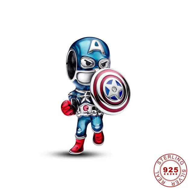 Berloques e Pulseiras/ Estilo Marvel/ Prata 925