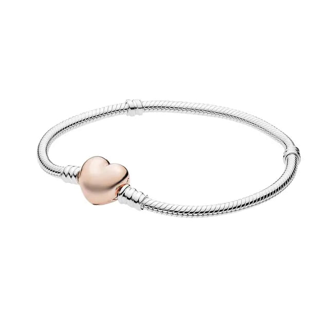 Moda coração pulseira cobra osso corrente pulseira castelo abóbora carro pulseira caber momento charme para mulheres moda jóias diy presente