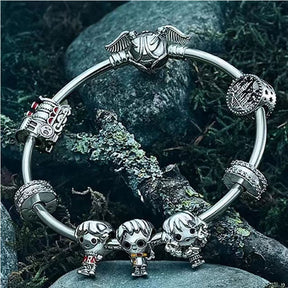 Bracelete e Pulseira Harry Potter - Prata 925